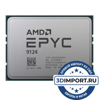 AMD EPYC 9124 16c 32t 3.0GHz 64MB L3 200W 100-000000802