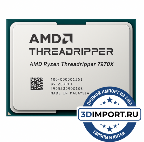 amd ryzen threadripper 7960x 24c 48t 4.2ghz 128mb l3 350w 100 000001352
