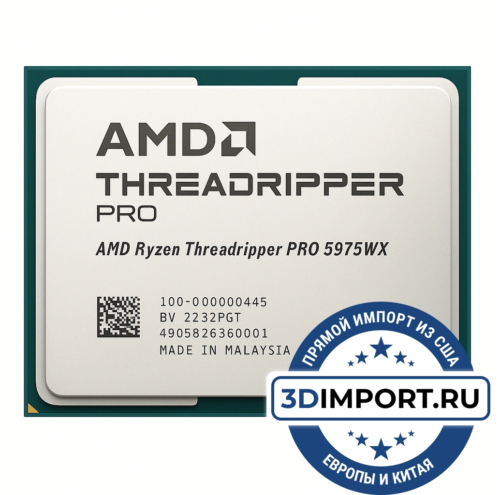 AMD Ryzen Threadripper PRO 5975WX 32c 64t 3.6GHz 128MB L3 280W 100-000000445 - Процессоры|AMD Threadripper