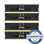 Kingston FURY Renegade Pro 128GB (4x32GB) DDR5 6400Mhz ECC RDIMM CL32 2Rx8 KF564R32RBE2K4-128 - Оперативная память