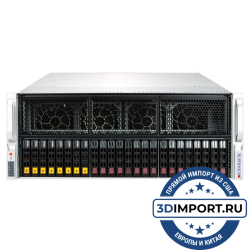 Сервер ИИ Xeon 4x NVIDIA H100 80GB (Supermicro) - Серверы|Серверы для ИИ