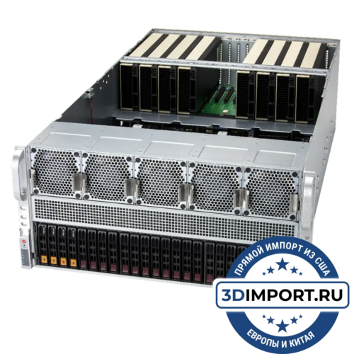 Сервер ИИ Epyc 8x NVIDIA H100 80GB (Supermicro) - Серверы|Серверы для ИИ