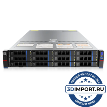 Сервер виртуализации Xeon 16-Core NVIDIA A16 64GB для Revit и AutoCAD (2U)